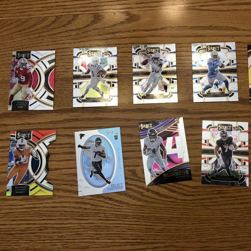 Lot 10 nfl football cards